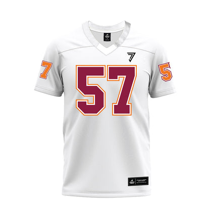 Virginia Tech - NCAA Football : Lucas Austin - White Premium Football Jersey-0
