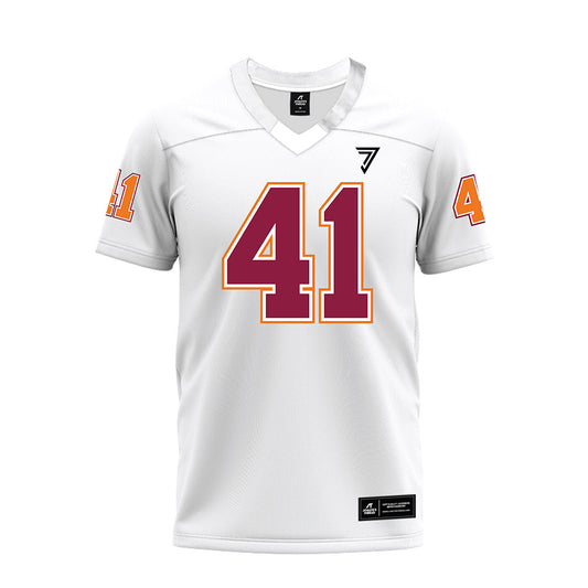 Virginia Tech - NCAA Football : George Ballance - White Premium Football Jersey-0