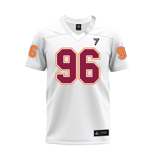 Virginia Tech - NCAA Football : Christian Epling - White Premium Football Jersey-0