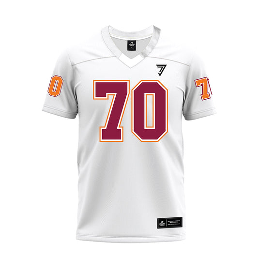 Virginia Tech - NCAA Football : Logan Howland - White Premium Football Jersey-0