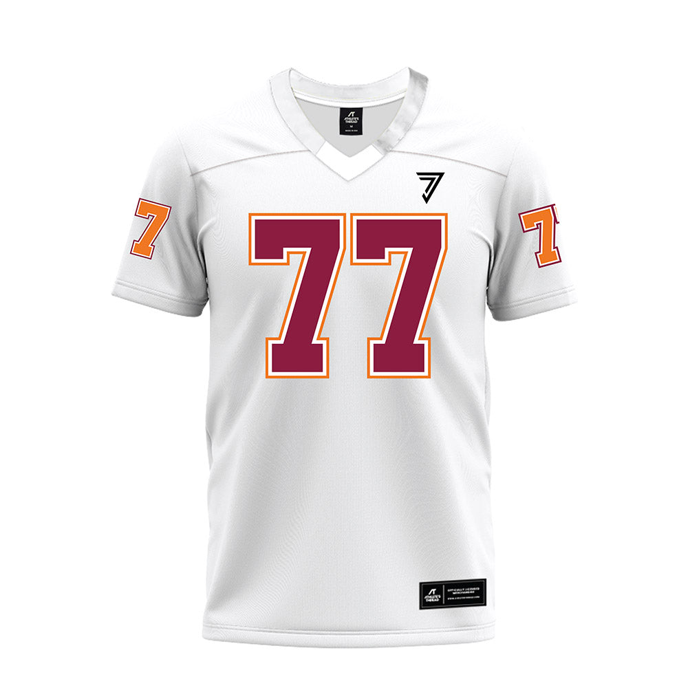 Virginia Tech - NCAA Football : Brody Meadows - White Premium Football Jersey-0