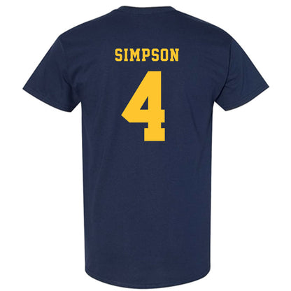 ETAMU - NCAA Football : Micah Simpson - Classic Shersey T-Shirt-1