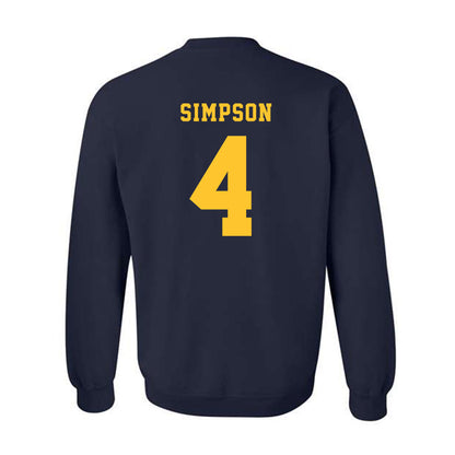 ETAMU - NCAA Football : Micah Simpson - Classic Shersey Crewneck Sweatshirt-1