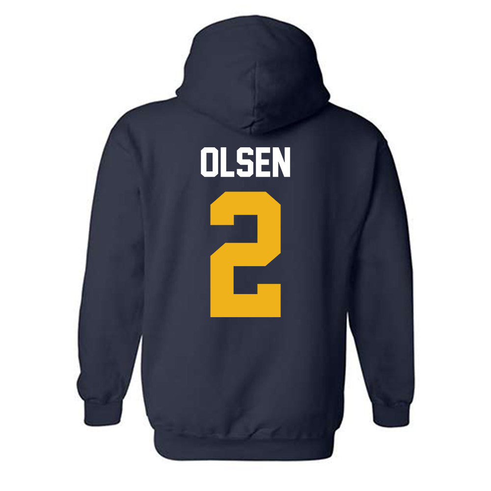 Texas A&M Commerce - NCAA Softball : Emma Olsen - Classic Fashion Shersey Hooded Sweatshirt-1