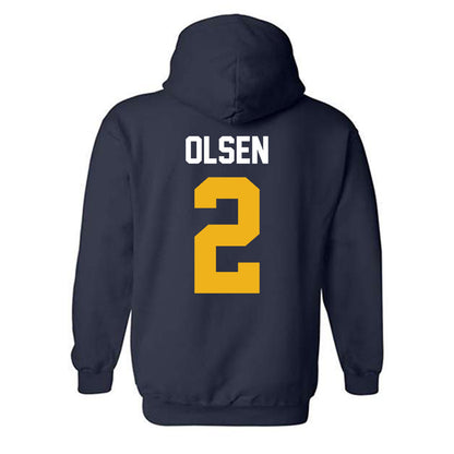 Texas A&M Commerce - NCAA Softball : Emma Olsen - Classic Fashion Shersey Hooded Sweatshirt-1