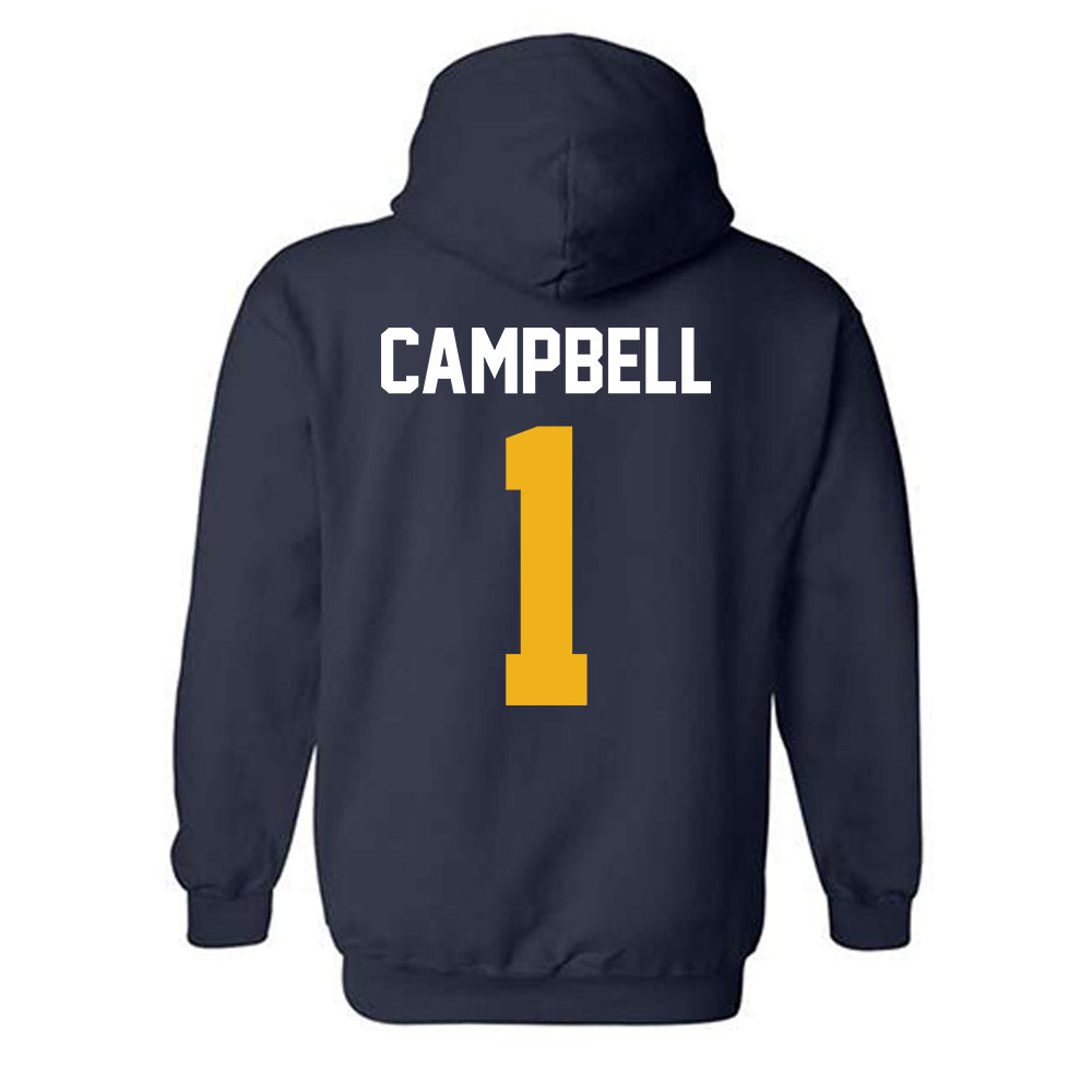 Texas A&M Commerce - NCAA Women's Volleyball : Gracie Campbell - Classic Fashion Shersey Hooded Sweatshirt-1