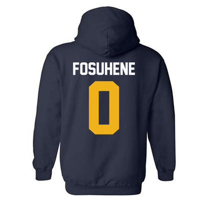 Texas A&M Commerce - NCAA Men's Track & Field : Enoch Fosuhene - Classic Fashion Shersey Hooded Sweatshirt-1
