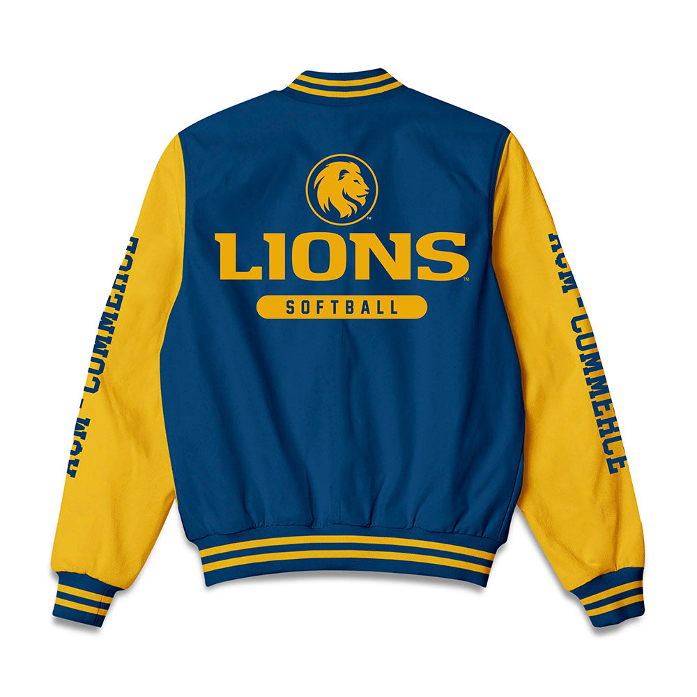  - NCAA Softball : Charli Anger - Bomber Jacket-1