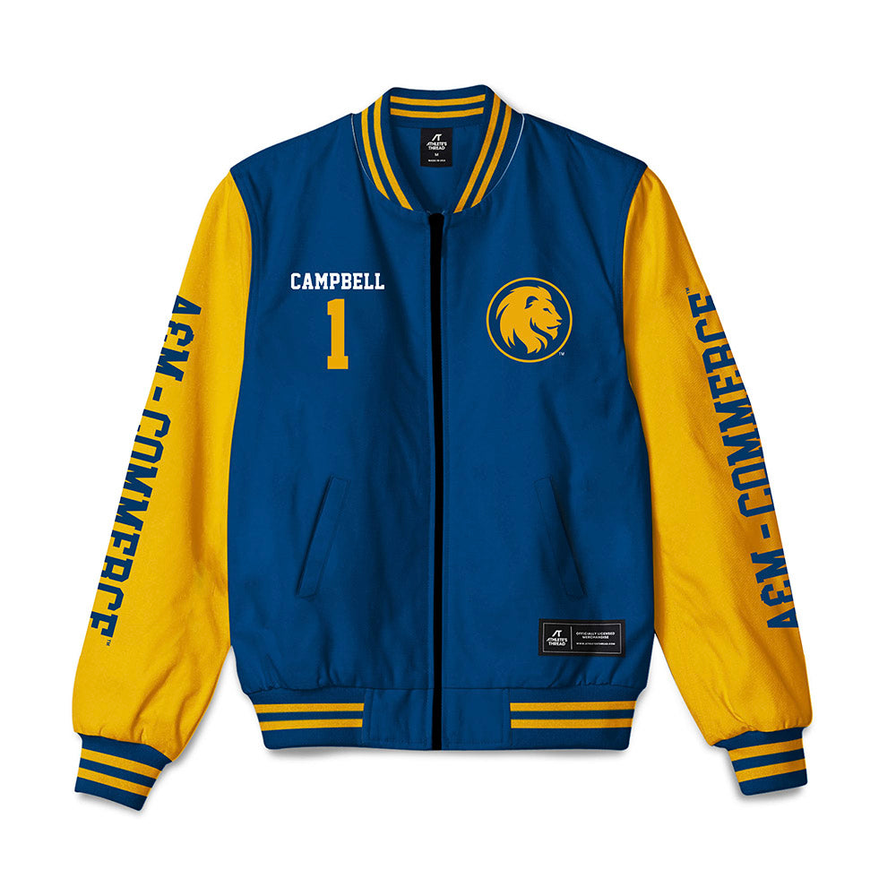 Texas A&M Commerce - NCAA Women's Volleyball : Gracie Campbell - Bomber Jacket-0