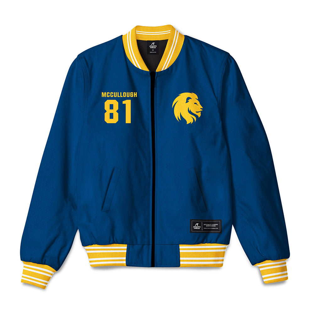 ETAMU - NCAA Football : Jeremy McCullough - Bomber Jacket-0