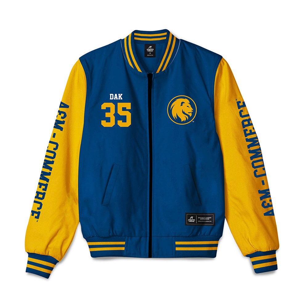 Texas A&M Commerce - NCAA Women's Basketball : Nyaluak Dak - Bomber Jacket-0