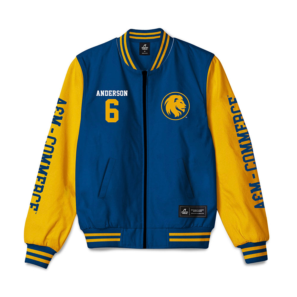 Texas A&M Commerce - NCAA Football : Kyree Anderson - Bomber Jacket-0