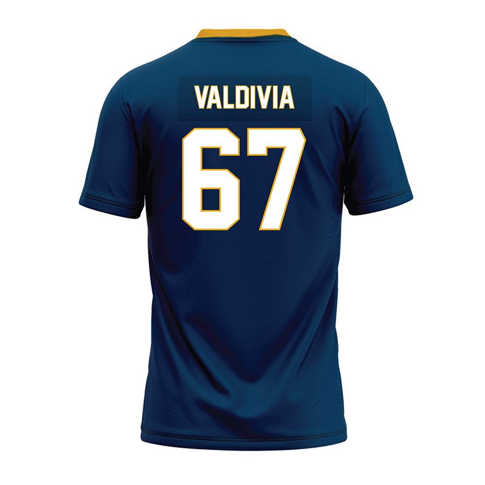 ETAMU - NCAA Football : Ramiro Valdivia - Navy Premium Football Jersey-1
