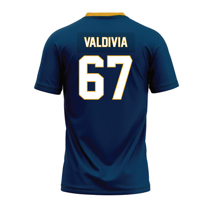 ETAMU - NCAA Football : Ramiro Valdivia - Navy Premium Football Jersey-1