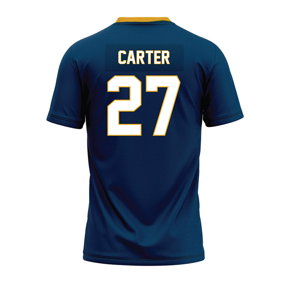 ETAMU - NCAA Football : Jamari Carter - Navy Premium Football Jersey-1