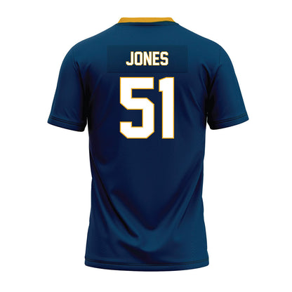 ETAMU - NCAA Football : Quamire Jones - Navy Premium Football Jersey-1