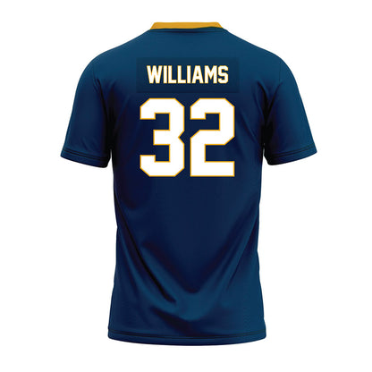  - NCAA Football : Luke Williams - Navy Premium Football Jersey-1