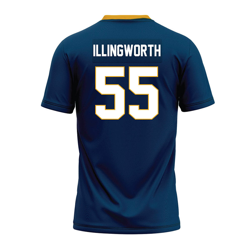 ETAMU - NCAA Football : Braden Illingworth - Navy Premium Football Jersey-1