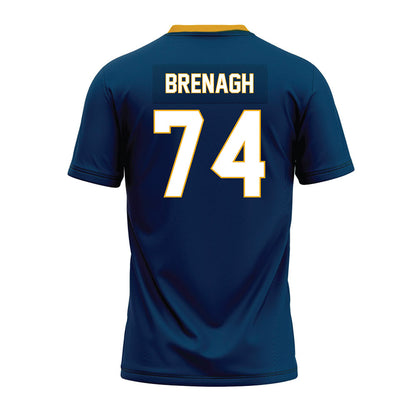 ETAMU - NCAA Football : Carl Brenagh - Navy Premium Football Jersey-1