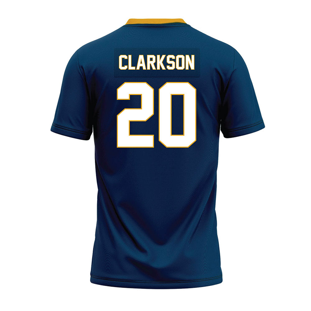 ETAMU - NCAA Football : Rohan Clarkson - Navy Premium Football Jersey-1