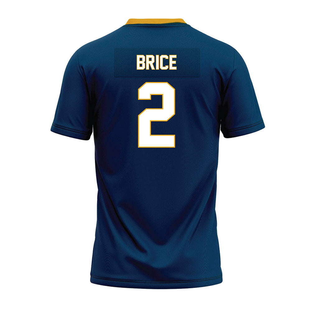 ETAMU - NCAA Football : Xavion Brice - Navy Premium Football Jersey-1