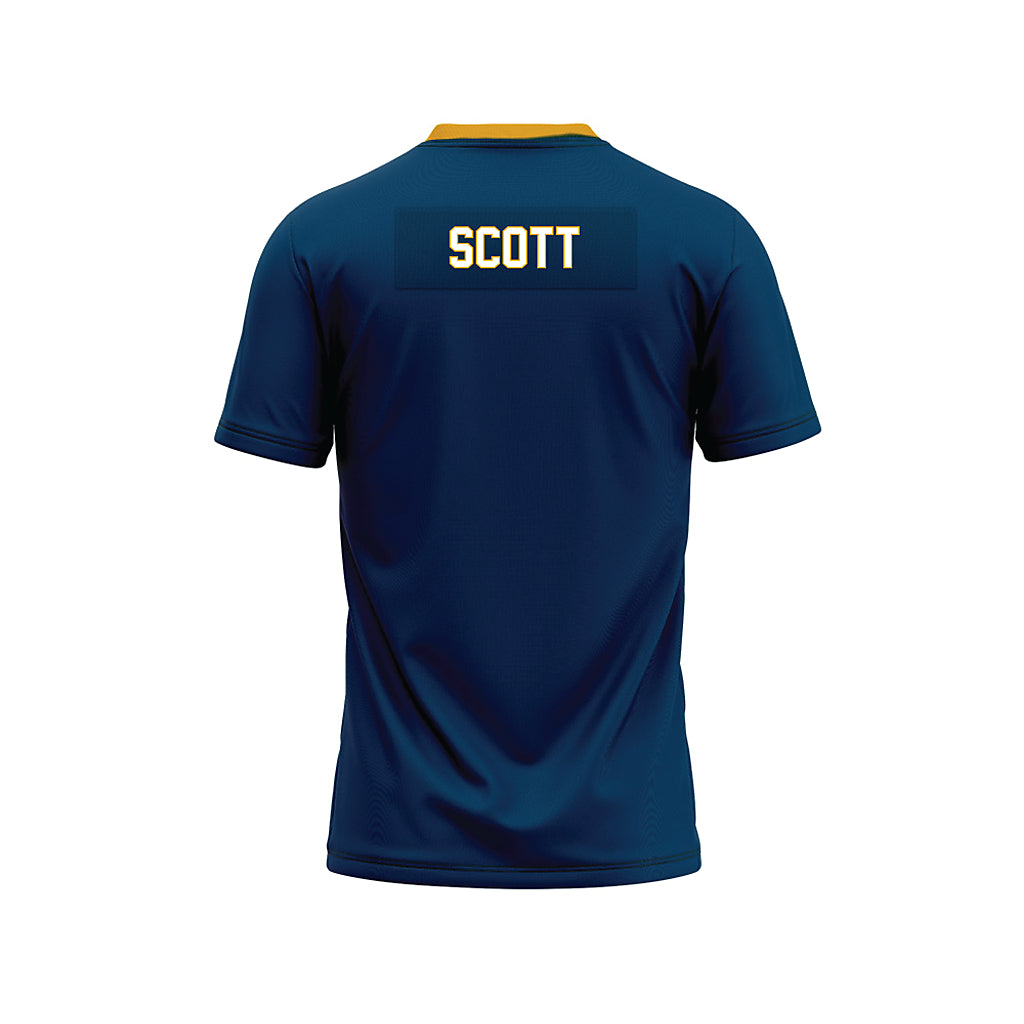 ETAMU - NCAA Football : Dylan Scott - Navy Premium Football Jersey-1