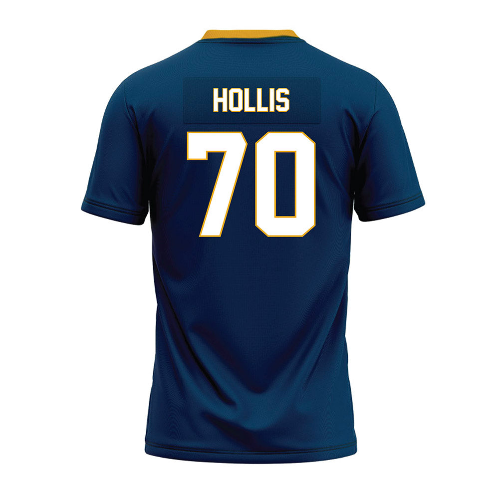 ETAMU - NCAA Football : Branden Hollis - Navy Premium Football Jersey-1