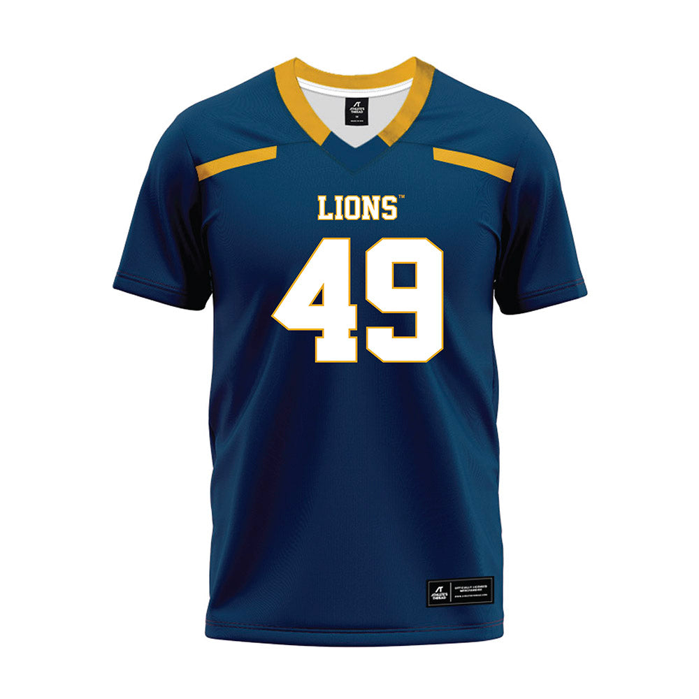 ETAMU - NCAA Football : Ozlo Rigby - Navy Premium Football Jersey-0