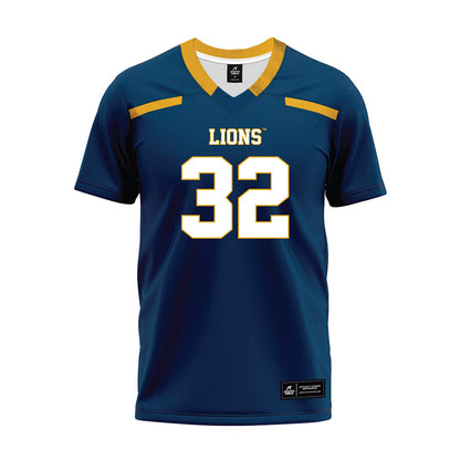  - NCAA Football : Luke Williams - Navy Premium Football Jersey-0