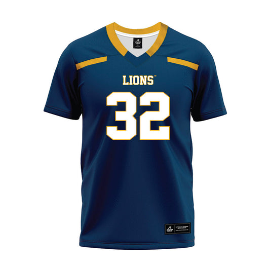  - NCAA Football : Luke Williams - Navy Premium Football Jersey-0