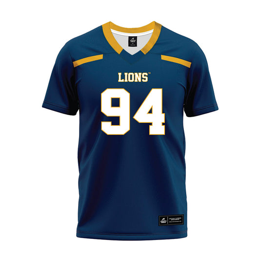 ETAMU - NCAA Football : Zachary Weaver - Navy Premium Football Jersey-0