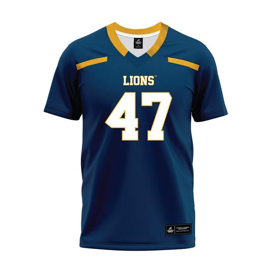 ETAMU - NCAA Football : Nhoren Cloubou - Navy Premium Football Jersey-0