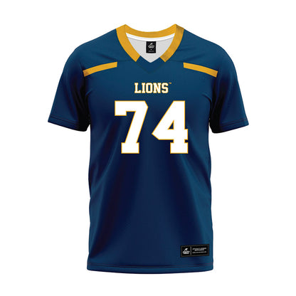 ETAMU - NCAA Football : Carl Brenagh - Navy Premium Football Jersey-0