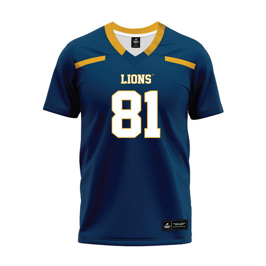 ETAMU - NCAA Football : Jeremy McCullough - Navy Premium Football Jersey-0
