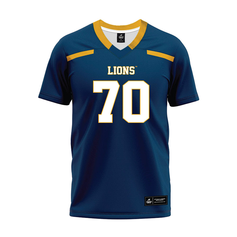 ETAMU - NCAA Football : Branden Hollis - Navy Premium Football Jersey-0