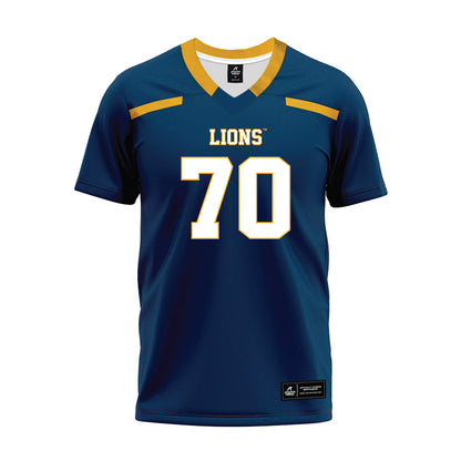 ETAMU - NCAA Football : Branden Hollis - Navy Premium Football Jersey-0