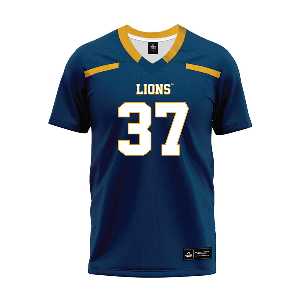 ETAMU - NCAA Football : David Aborisade - Navy Premium Football Jersey-0