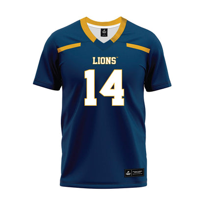 ETAMU - NCAA Football : Brent Oneil - Navy Premium Football Jersey-0
