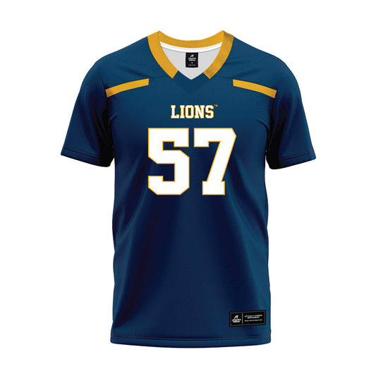 ETAMU - NCAA Football : Drewvon Oxendine - Navy Premium Football Jersey-0