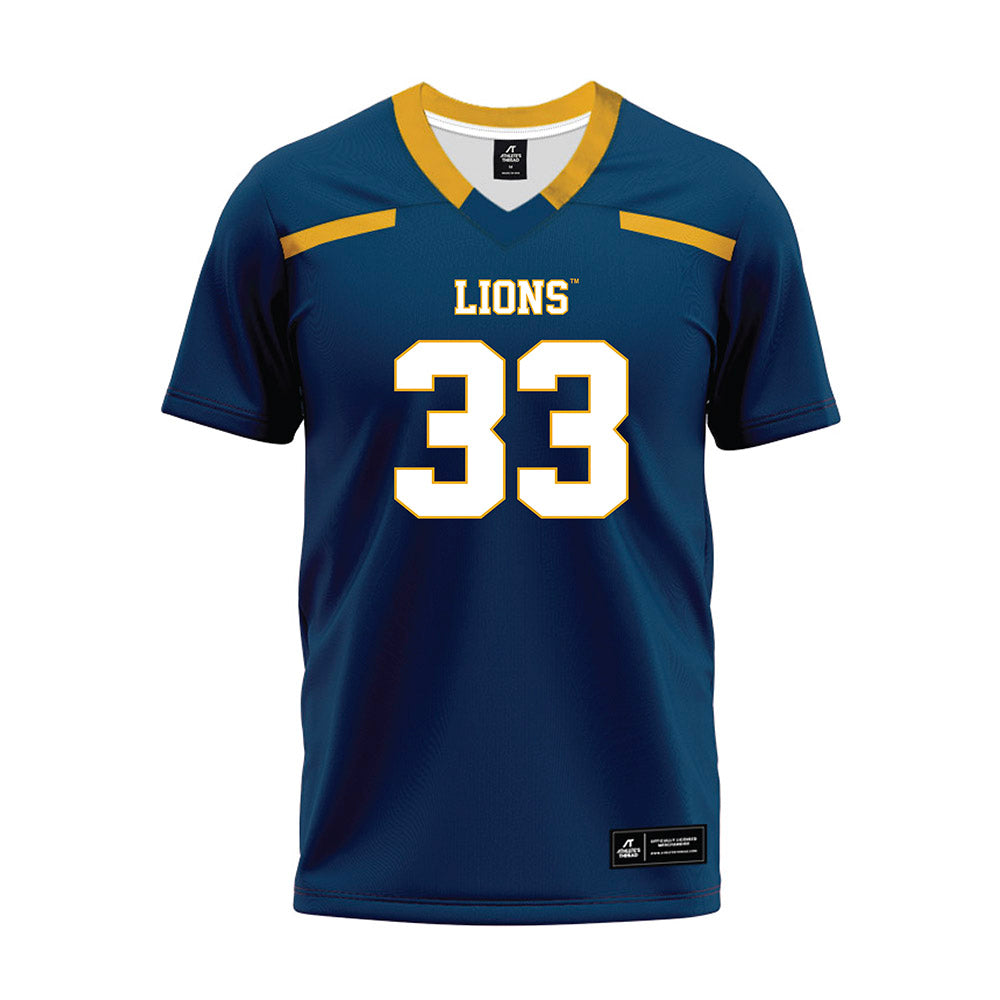 ETAMU - NCAA Football : Matthew Goldman - Navy Premium Football Jersey-0