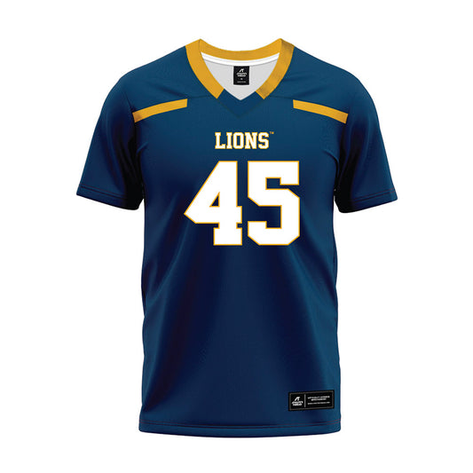 ETAMU - NCAA Football : Charlie Parke - Navy Premium Football Jersey-0