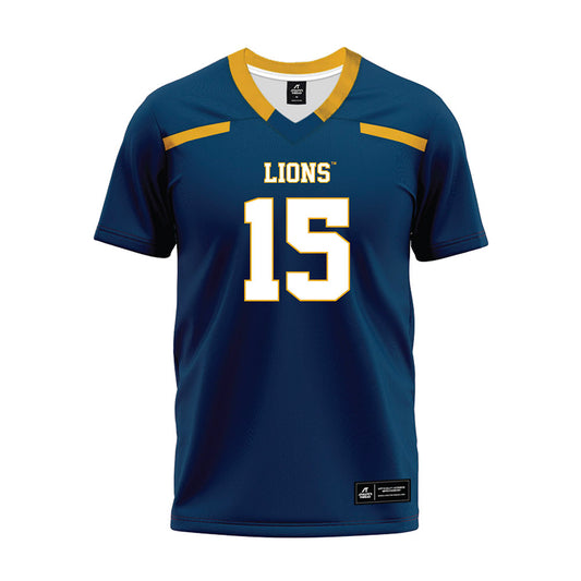 ETAMU - NCAA Football : Reggie Hall - Navy Premium Football Jersey-0