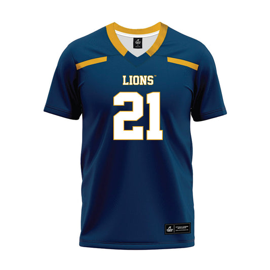 ETAMU - NCAA Football : Jordon Hamilton - Navy Premium Football Jersey-0