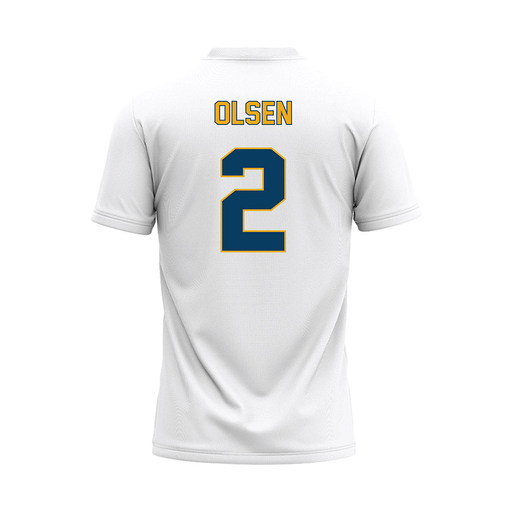 ETAMU - NCAA Softball : Emma Olsen - White Baseball Jersey-1