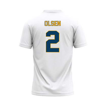 ETAMU - NCAA Softball : Emma Olsen - White Baseball Jersey-1