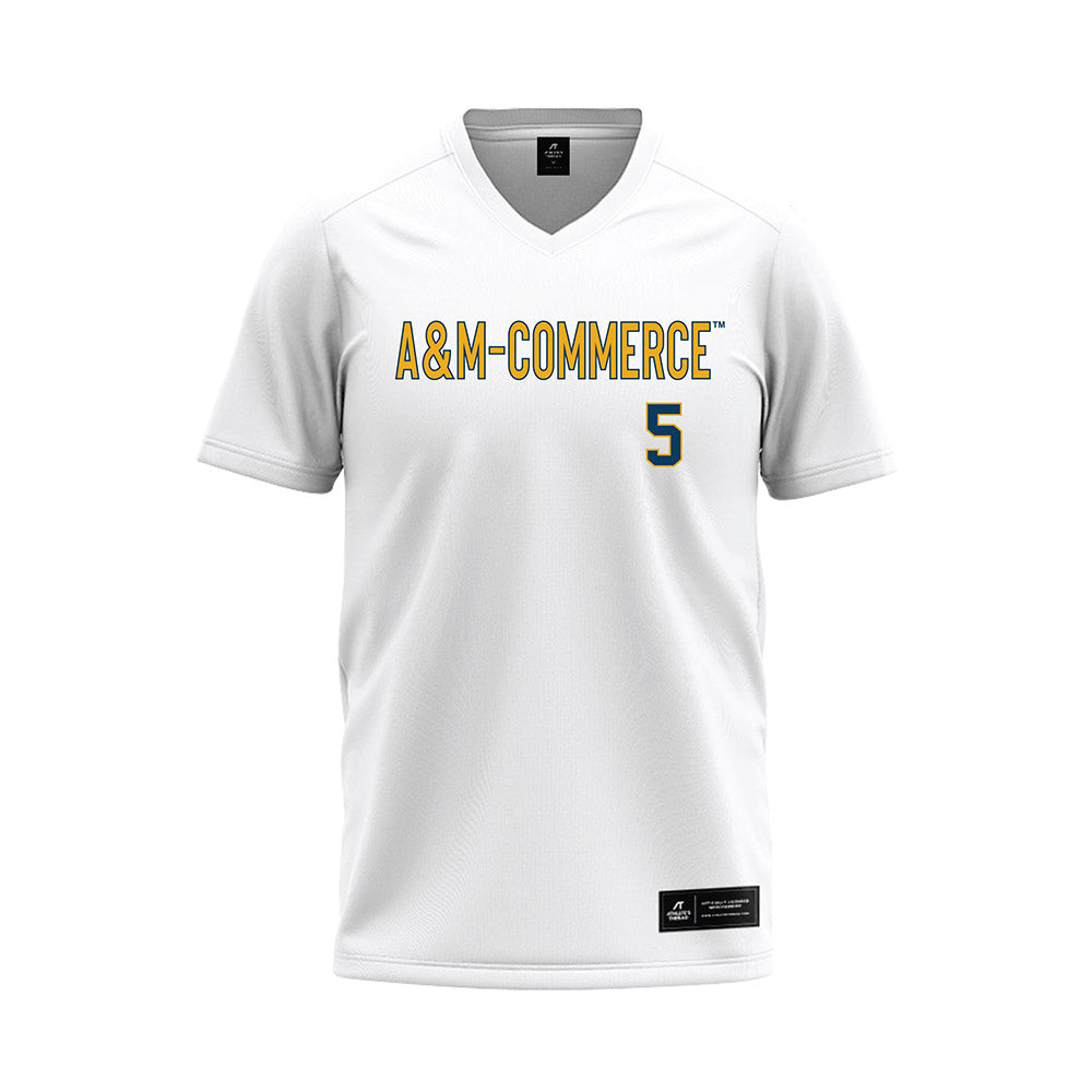 Texas A&M Commerce - NCAA Softball : Lexi Gamez - White Baseball Jersey-0