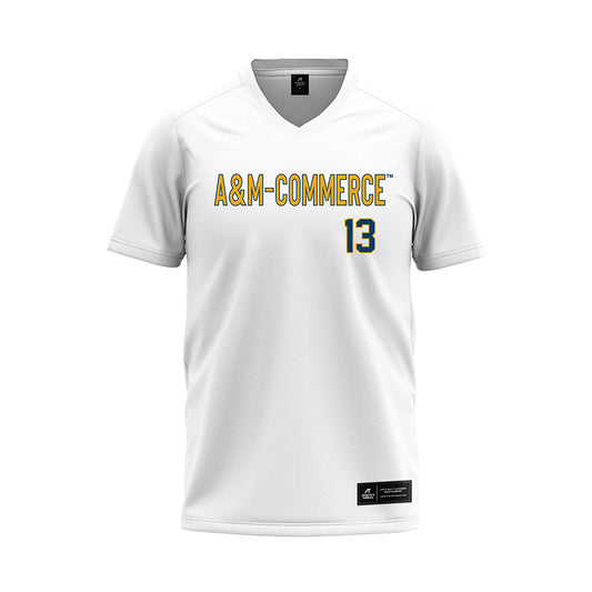 Texas A&M Commerce - NCAA Softball : Maddie Muller - White Baseball Jersey-0