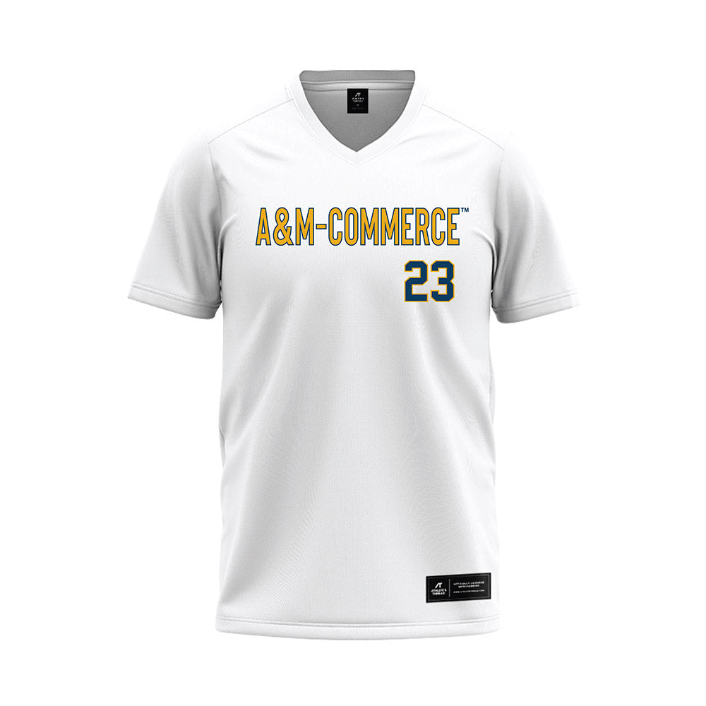 Texas A&M Commerce - NCAA Softball : Jenna Joyce - White Baseball Jersey-0