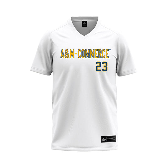 Texas A&M Commerce - NCAA Softball : Jenna Joyce - White Baseball Jersey-0