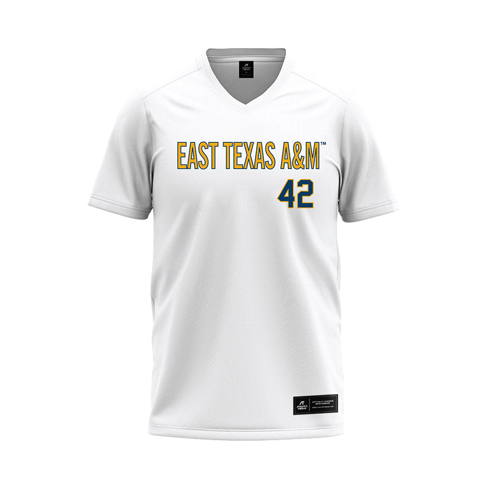 ETAMU - NCAA Softball : Layni Kimura - White Baseball Jersey-0